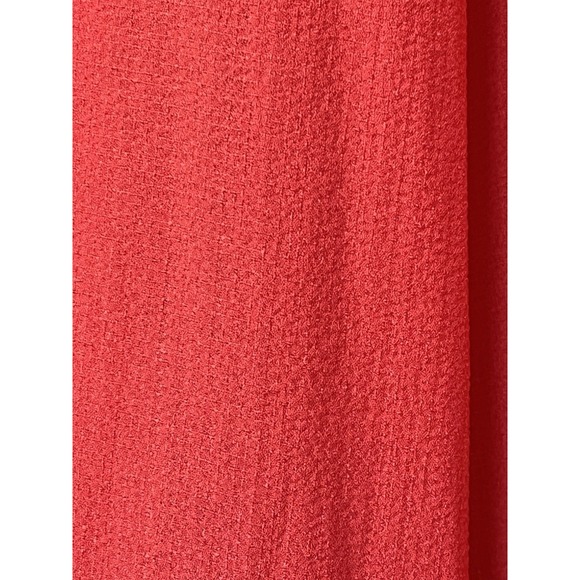 Heritage H Halston Coral Ruffle Wrap Maxi Dress Women Medium Elegant - Picture 5 of 9